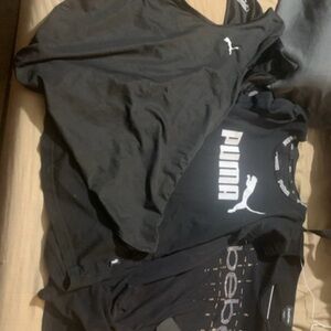 Puma and Bebe Black Tops